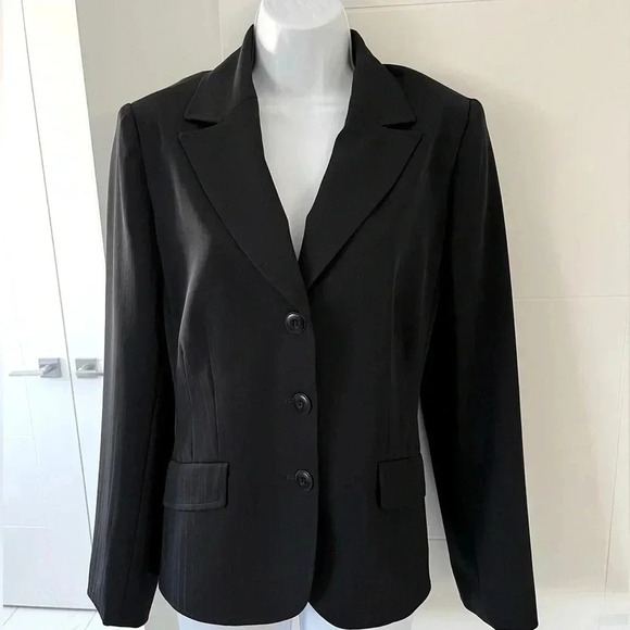 Cleo/ Black/  Lightly pinstriped/ Size US 10 - Picture 3 of 16